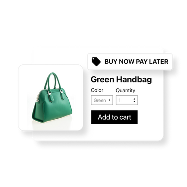 Buy now Pay later app Integration